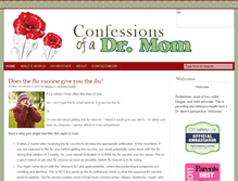 Tablet Screenshot of confessionsofadrmom.com